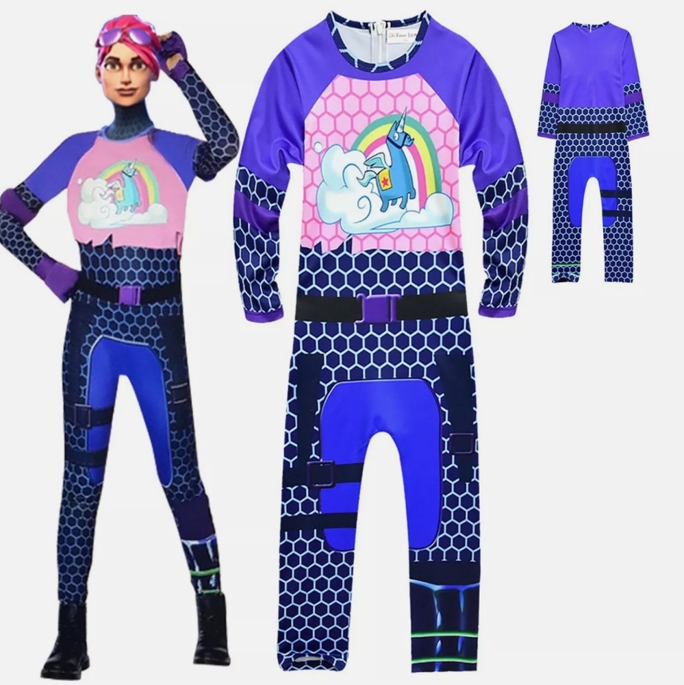 Girls Brite Bomber Costume